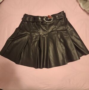 Hello Kitty Faux Leather Skirt